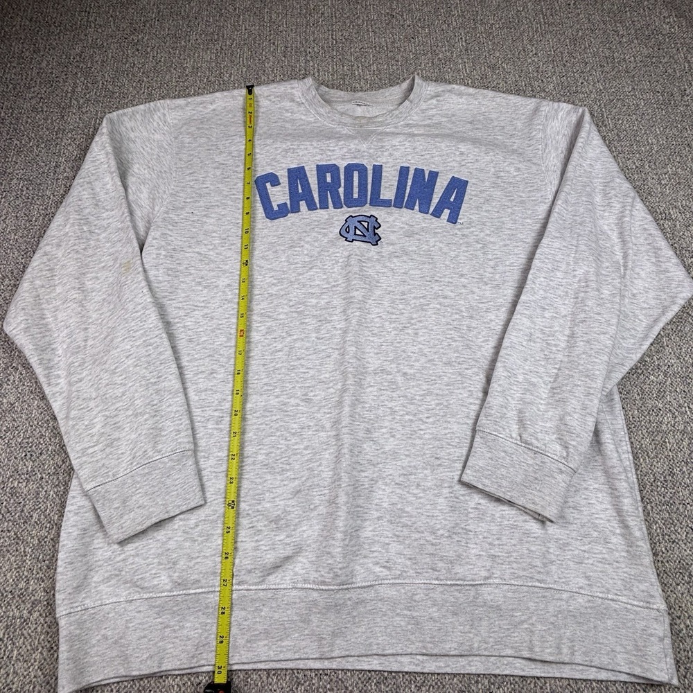 Russell Athletic Carolina Tar Heels Crewneck Sweatshirt Gray NCAA‎ UNC - Picture 4 of 6
